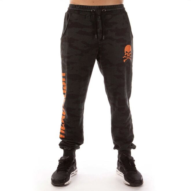 Flatback Ribbed Joggers in Oxford Heather - Glue Store