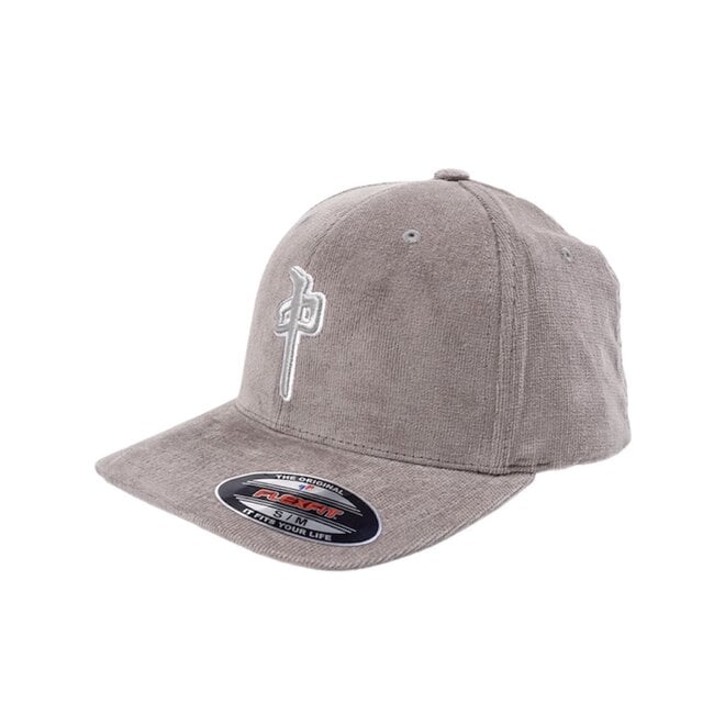 OG PUFFY CORDUROY FLEXFIT HAT GREY/GREY