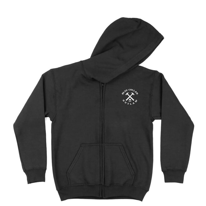 WORK HARDER ZU HOODY BLACK