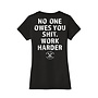 WORK HARDER SS TEE BLACK