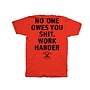 WORK HARDER SS TEE RED