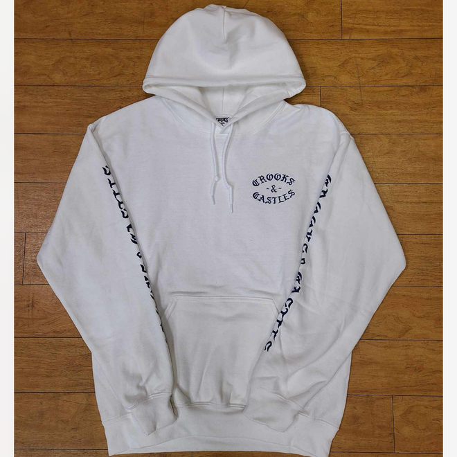 OLD ENGLISH PO HOODY WHITE