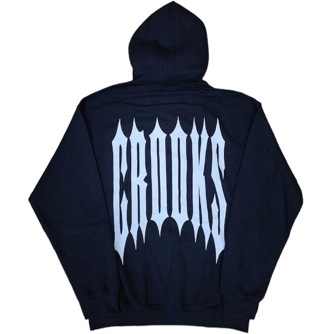 GOTH FONT PO HOODY BLACK