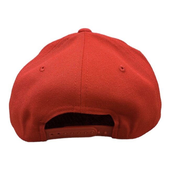 CRUMBLED SNAPBACK HAT RED