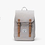 RETREAT MINI BACKPACK LIGHT GREY CROSSHATCH