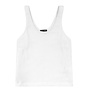 TERRY TANK OFF WHITE