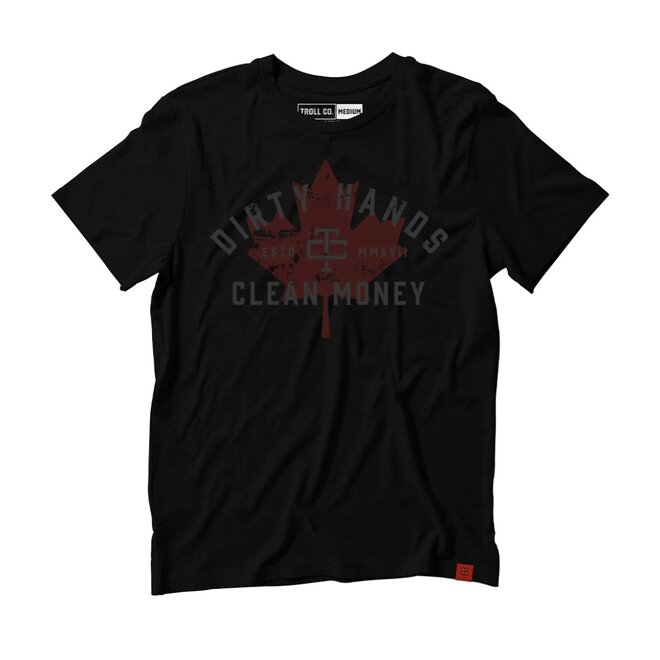 TROLL CO THE CANUCK TEE BLACK