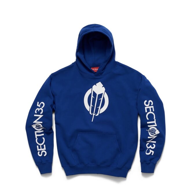 OG FOREVER PO HOODY BLUE/WHITE