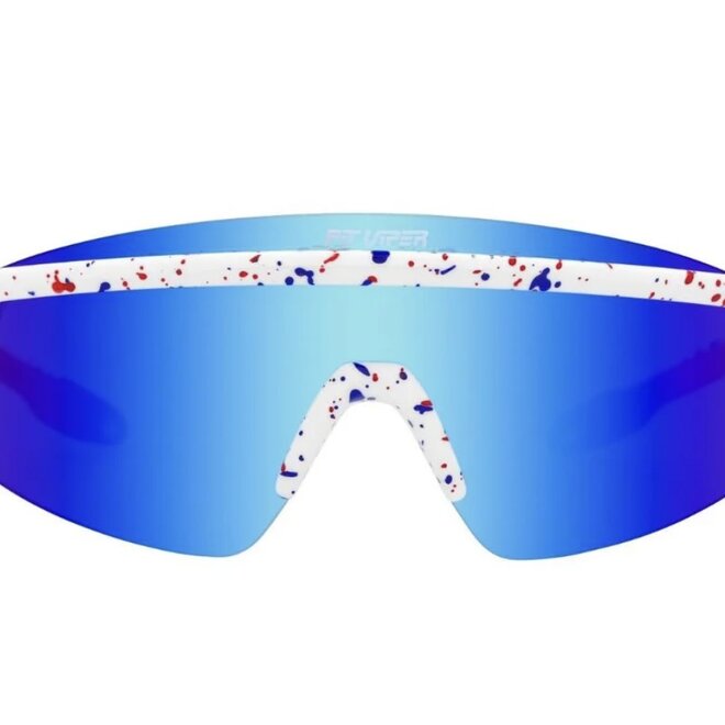 THE MERIKA SKYSURFER POLARIZED BLUE LENS SUNGLASSES