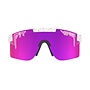 THE LA BRIGHTS POLARIZED PINK LENS NARROW SUNGLASSES