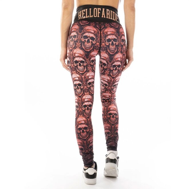 ANOTHER ONE HIGH WAISTED LEGGINGS BLEACHED WASH