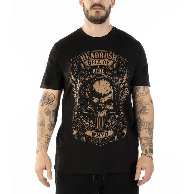 THE BIKER WINGS SS TEE BLACK