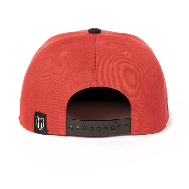 THE DEATH RIDE SNAPBACK HAT RED