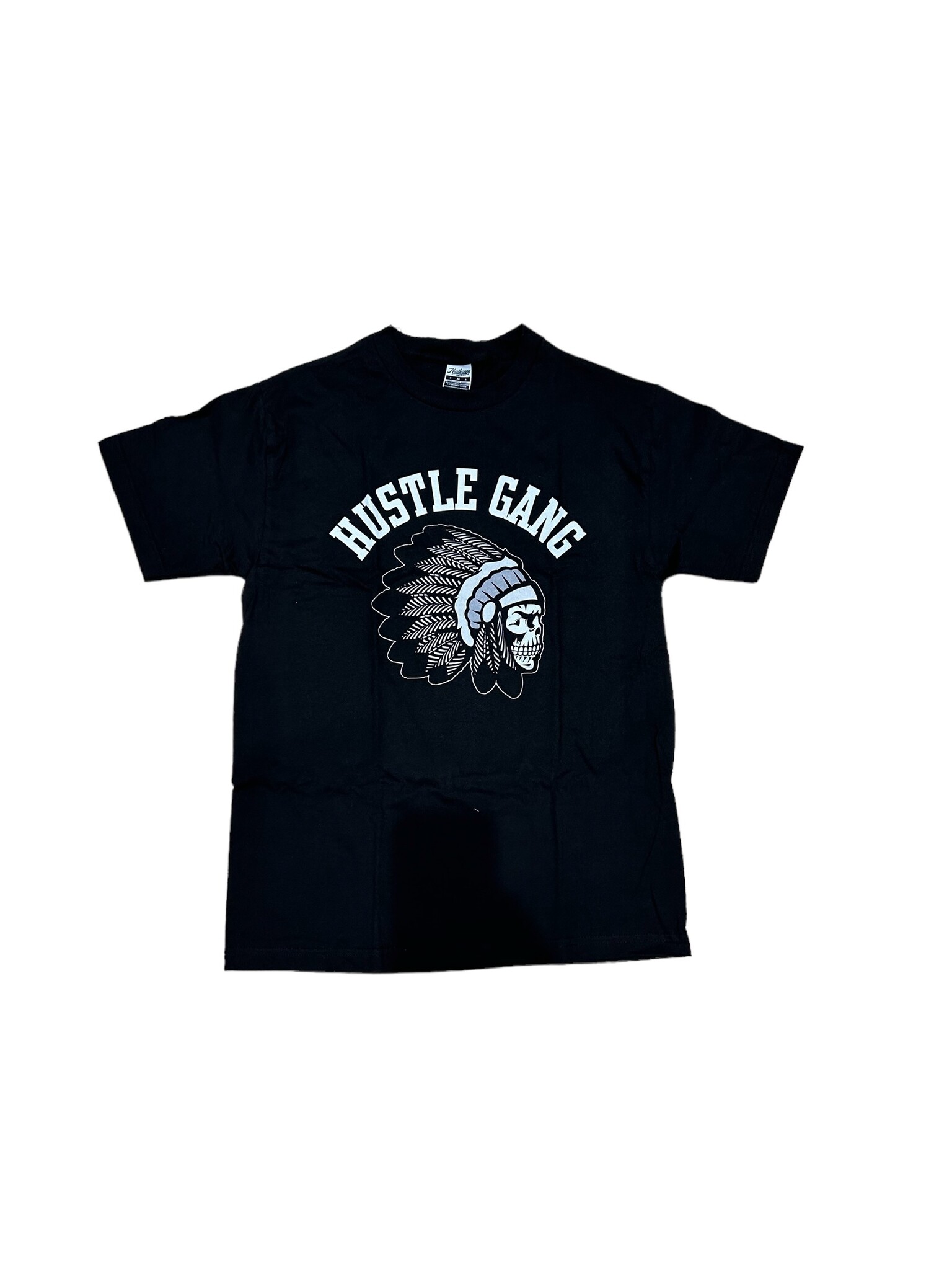 HUSTLE GANG FALLEN SS TEE BLACK Laces