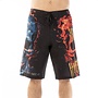 THE STREETS BOARDSHORTS BLACK RED