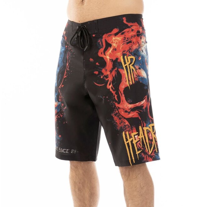 THE STREETS BOARDSHORTS BLACK RED