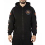 WATCH IT BURN ZIP HOODY BLACK