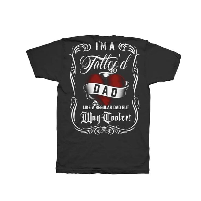 TATTOO DAD SS TEE BLACK