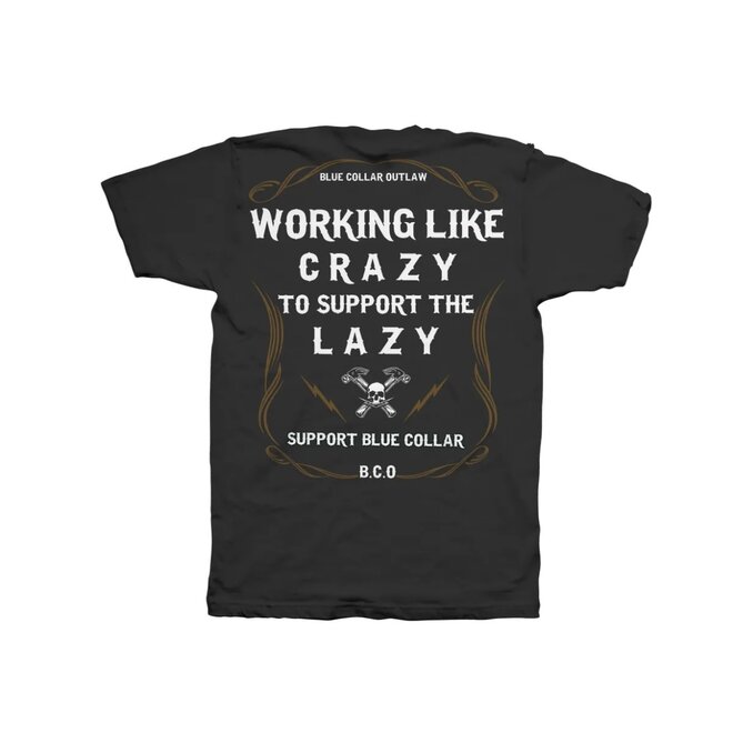 CRAZY SS TEE BLACK