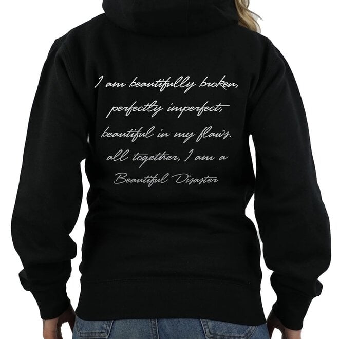 BEAUTIFULLY BROKEN PO HOODY BLACK