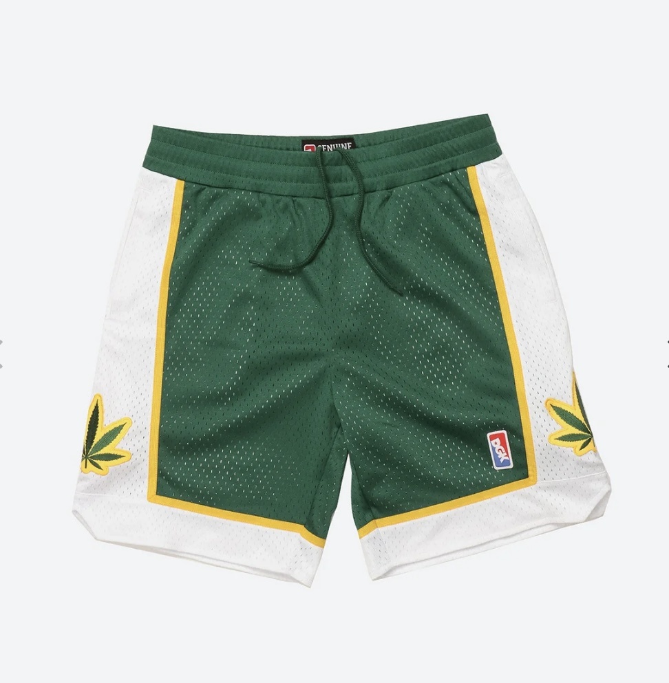 DGK TEAM INDICA BASKETBALL SHORTS GREEN