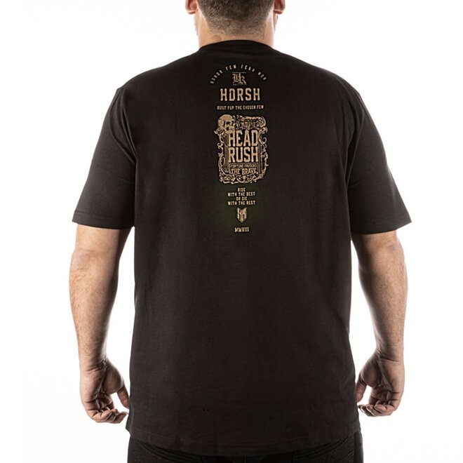 THE VINTAGE FTTB SS BIG N TALL TEE BLACK