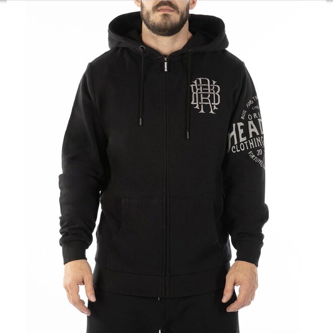 THE CLASSIC ZIP HOODY BLACK