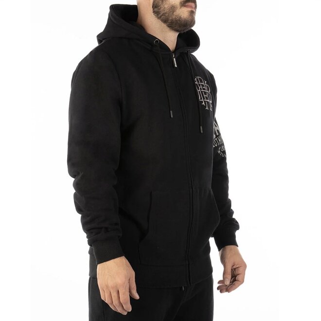 THE CLASSIC ZIP HOODY BLACK