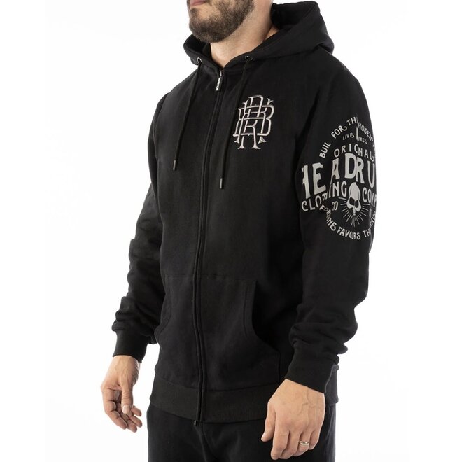 THE CLASSIC ZIP HOODY BLACK