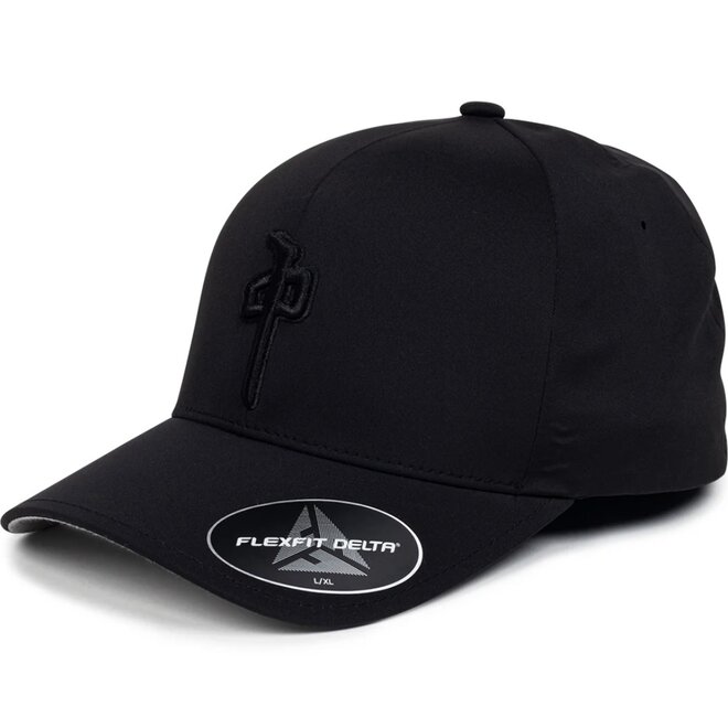 DELTA OG PUFFY FLEXFIT HAT BLACK BLACK