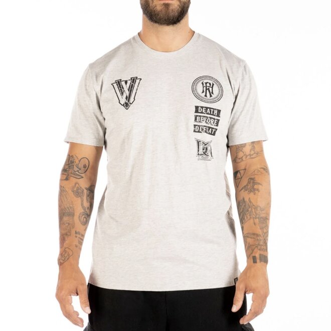 THE PALAZZO SS TEE HEATHER GREY