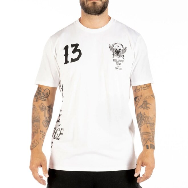 THE MASKED VIGILANTE SS TEE WHITE