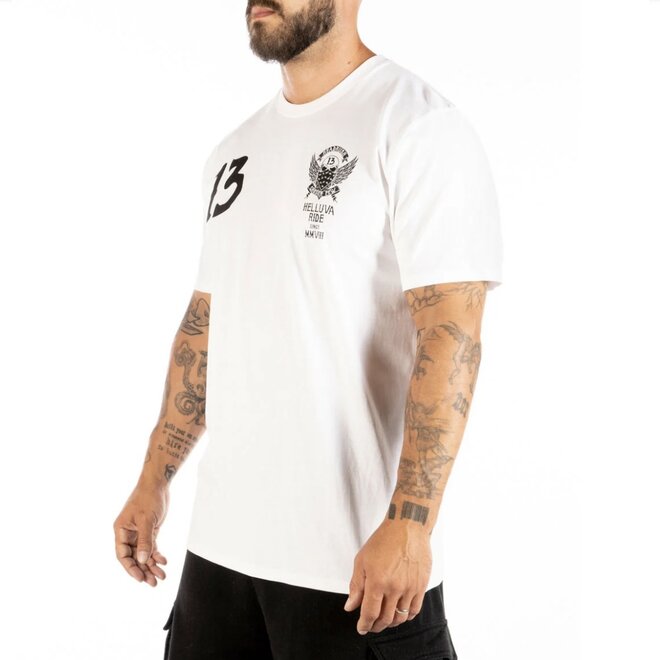 THE MASKED VIGILANTE SS TEE WHITE
