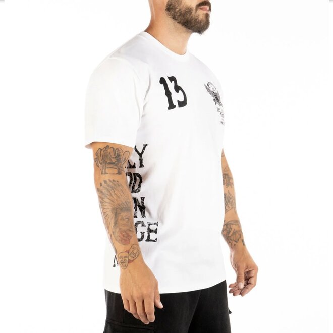 THE MASKED VIGILANTE SS TEE WHITE