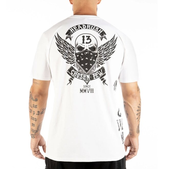 THE MASKED VIGILANTE SS TEE WHITE
