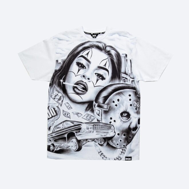 AVENUE KNIT SS TEE WHITE