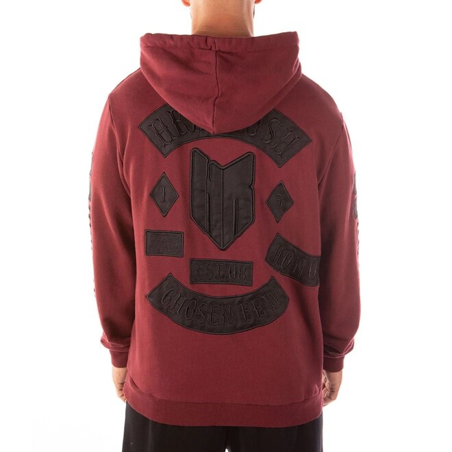 THE BULLET CHAPTOR PO HOODY BURGUNDY