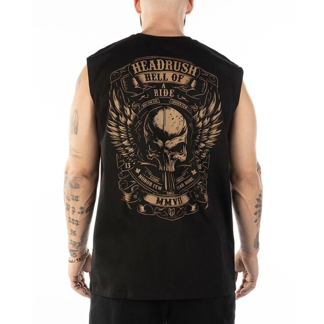 THE BIKER WINGS TANK TOP BLACK