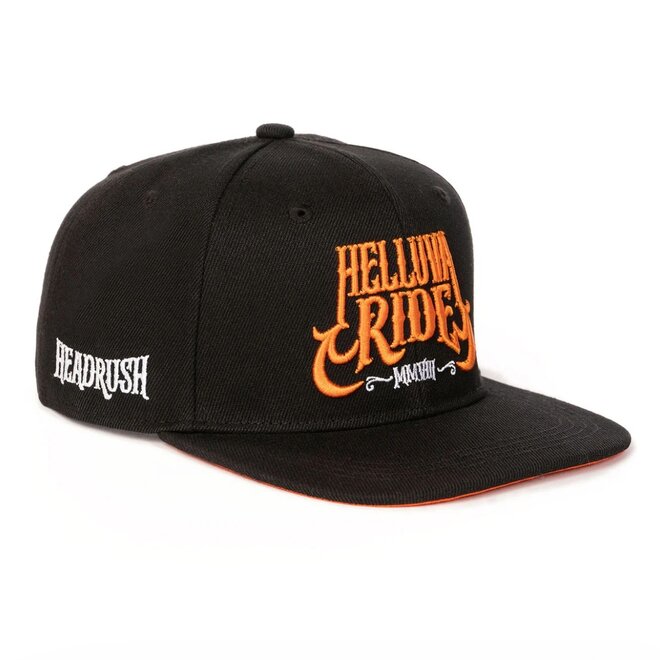 THE DEATH RIDE SNAPBACK HAT BLACK