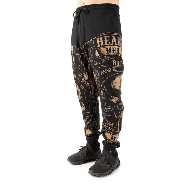 THE BIKER WINGS SWEATPANTS BLACK