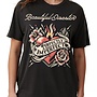 REBEL INK SS TEE BLACK GREY
