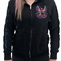 PHOENIX 6 ZIP HOODY BLACK