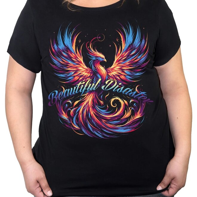 PHOENIX 6 SS TEE BLACK