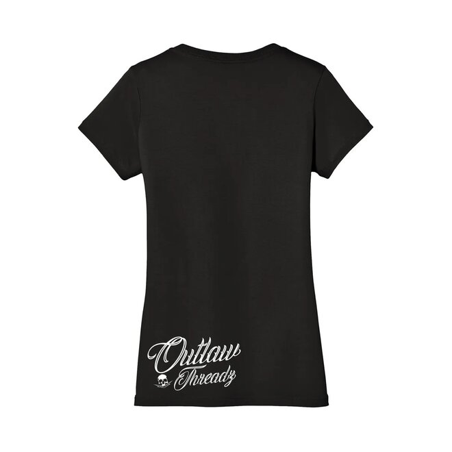 SHIT VNECK SS TEE BLACK