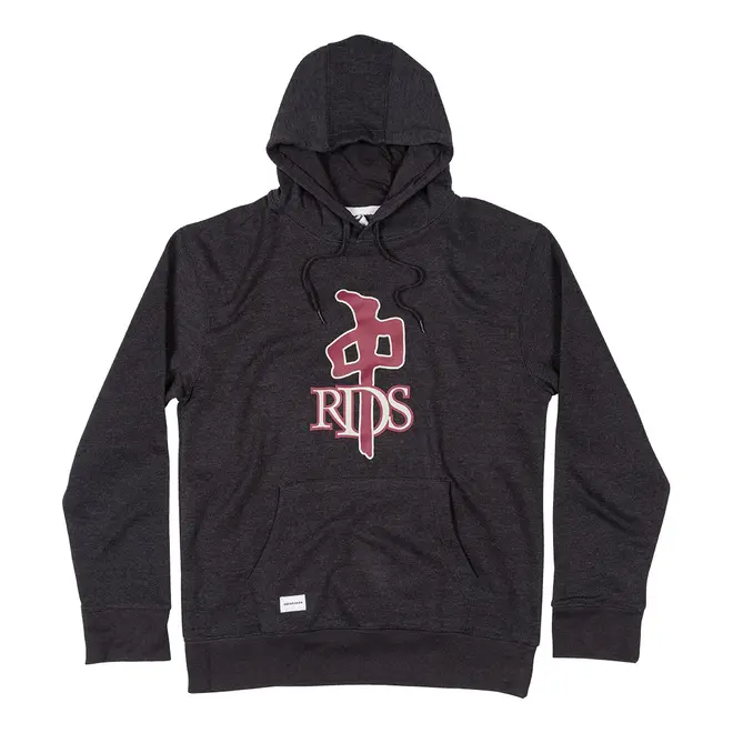THE OG PO HOODY BLACK MAROON