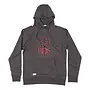 THE OG PO HOODY CHARCOAL BLACK RED
