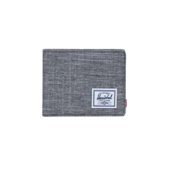 ROY WALLET RAVEN CROSSHATCH