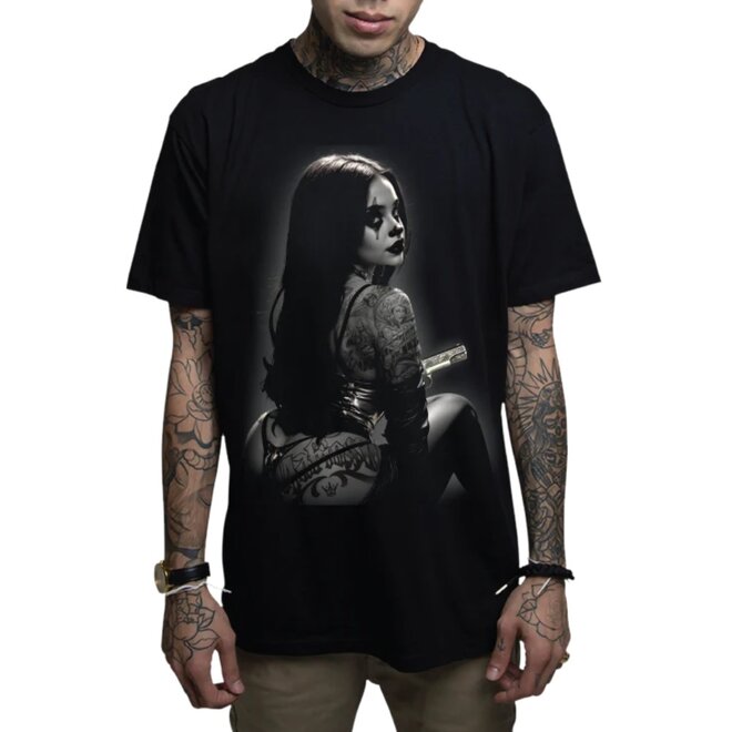YOU LOOK LONELY SS TEE BLACK
