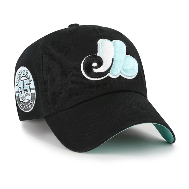 MONTREAL EXPOS COOPERSTOWN HAT BLACK MINT