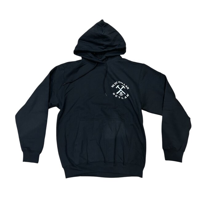 WORK HARDER PO HOODY BLACK